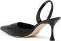 Manolo Blahnik Chongasli 70mm swirl-embellished pumps Black - Thumbnail 3