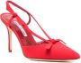 Manolo Blahnik Corintia 90mm slingback pumps Red - Thumbnail 2