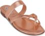 Manolo Blahnik crossover-strap leather sandals Pink - Thumbnail 2