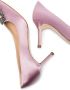 Manolo Blahnik crystal-embellished Hangisi 70mm pumps Purple - Thumbnail 4