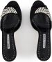 Manolo Blahnik Fabio 50mm crystal-embellished mules Black - Thumbnail 4