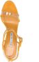 Manolo Blahnik Fersen 105mm suede sandals Yellow - Thumbnail 4