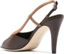 Manolo Blahnik Flora 90mm leather sandals Brown - Thumbnail 3
