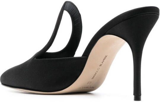 Manolo Blahnik Fugati 100mm heeled mules Black