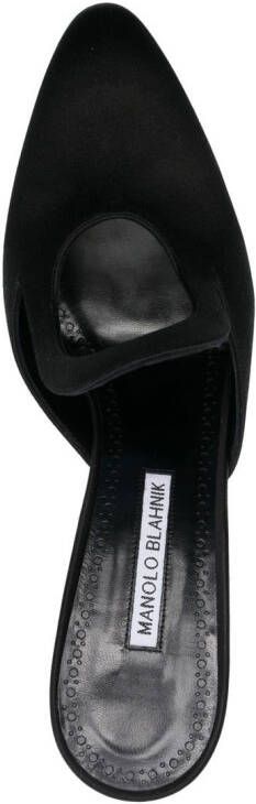 Manolo Blahnik Fugati 100mm heeled mules Black