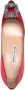 Manolo Blahnik Hangisi 70 crystal-buckled pumps Red - Thumbnail 4
