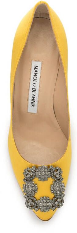 Manolo Blahnik Hangisi 70mm pumps Yellow