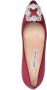 Manolo Blahnik Hangisi 90mm crystal-embellished pumps Red - Thumbnail 4
