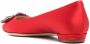Manolo Blahnik Hangisi buckle-detail ballerina shoes Red - Thumbnail 3