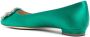 Manolo Blahnik Hangisi flat ballerinas Green - Thumbnail 3