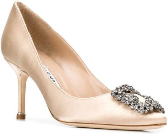 Manolo Blahnik Hangisi pumps Neutrals