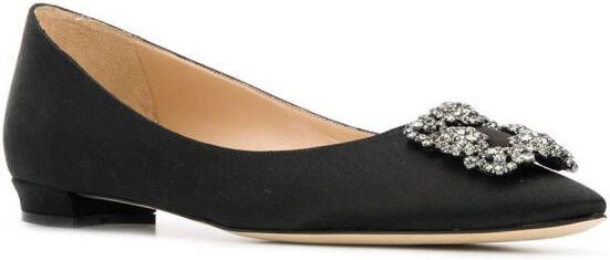 Manolo Blahnik Hangisiflat loafers Black