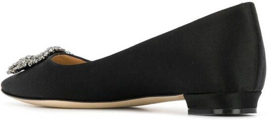 Manolo Blahnik Hangisiflat loafers Black