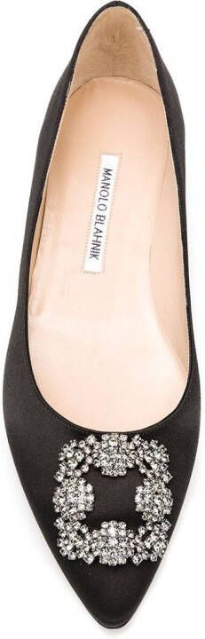 Manolo Blahnik Hangisiflat loafers Black