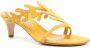 Manolo Blahnik Hidrag 50mm suede sandals Yellow - Thumbnail 2