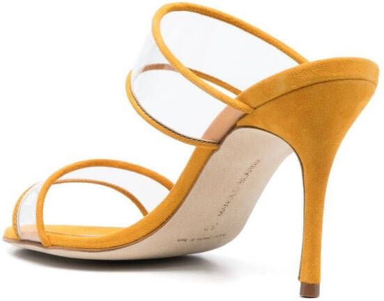Manolo Blahnik Invymu 100mm sandals Yellow