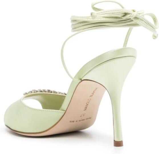 Manolo Blahnik Plumena 90mm sandals Green