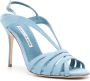 Manolo Blahnik Sardina 110mm suede sandals Blue - Thumbnail 2