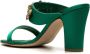 Manolo Blahnik Sayani 90mm satin sandals Green - Thumbnail 3