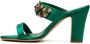 Manolo Blahnik Sayani 90mm satin sandals Green - Thumbnail 4