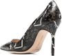 Manolo Blahnik snakeskin-effect stiletto pumps Brown - Thumbnail 3