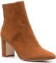 Manolo Blahnik suede ankle boots Brown - Thumbnail 2