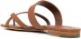 Manolo Blahnik Susa crossover straps sandals Brown - Thumbnail 3