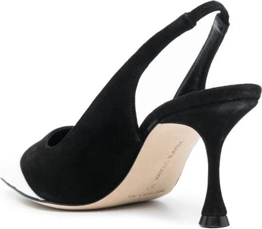 Manolo Blahnik Zaboru 75mm slingback pumps Black