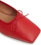 Mansur Gavriel square-toe leather ballerina shoes Red - Thumbnail 4