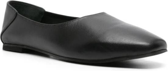 Manu Atelier Manu leather ballerina shoes Black