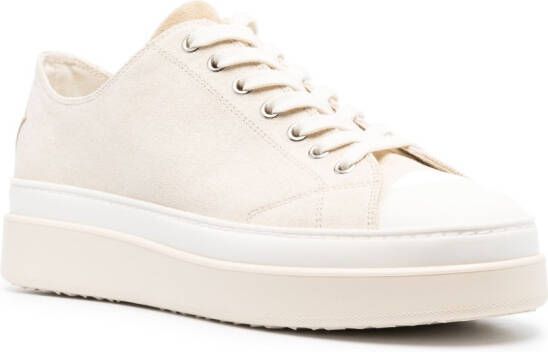 MARANT lace-up low-top sneakers White