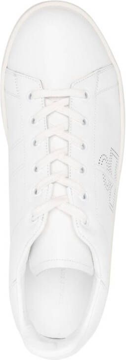 MARANT perforated leather low-top sneakers White