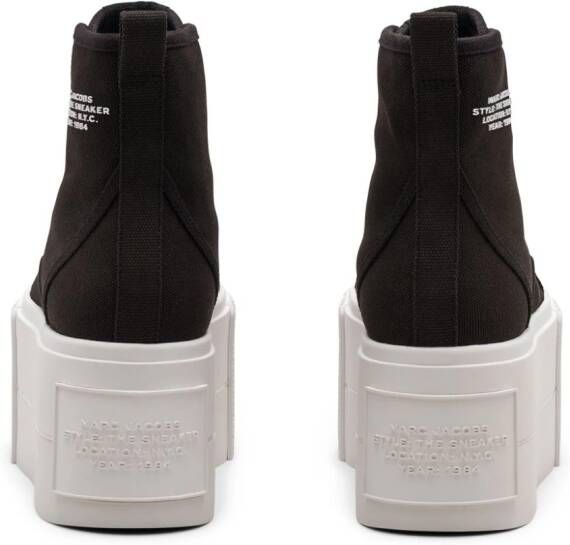 Marc Jacobs 75mm platform canvas sneakers Black