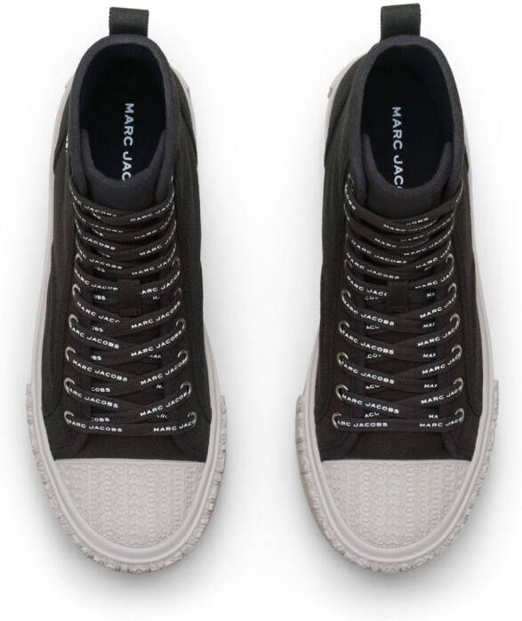 Marc Jacobs 75mm platform canvas sneakers Black