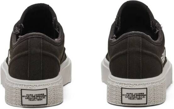 Marc Jacobs distressed canvas sneakers Black