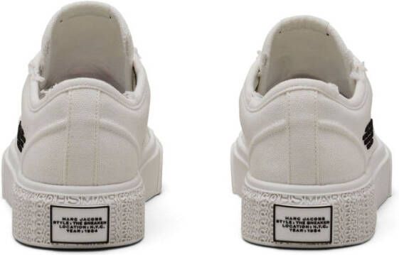 Marc Jacobs distressed canvas sneakers White