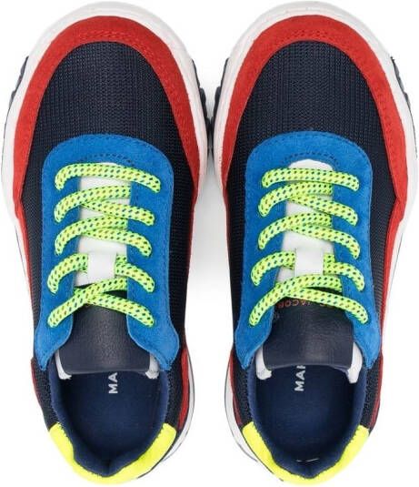 Marc Jacobs Kids colour-block lace-up sneakers Blue