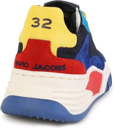 Marc Jacobs Kids colour-block panelled leather sneakers Multicolour
