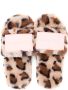 Marc Jacobs Kids leopard-print faux-fur slippers Neutrals - Thumbnail 3