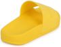 Marc Jacobs Kids logo-debossed textured-finish slides Yellow - Thumbnail 3
