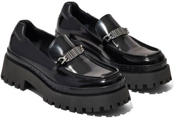 Marc Jacobs The Loafer leather platform loafers Black