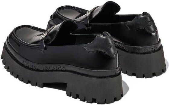 Marc Jacobs The Loafer leather platform loafers Black