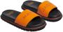 Marc Jacobs The Leather Slide logo-embossed slides Orange - Thumbnail 2