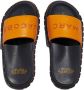 Marc Jacobs The Leather Slide logo-embossed slides Orange - Thumbnail 4