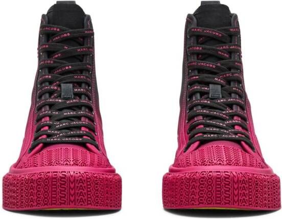 Marc Jacobs logo-embossed sneakers Pink