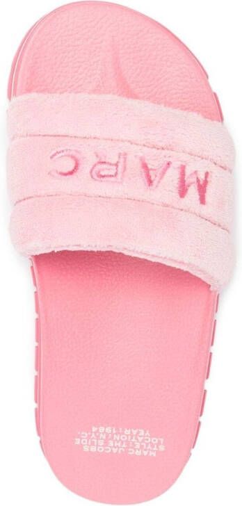 Marc Jacobs The Slide terry slides Pink