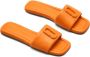 Marc Jacobs logo-plaque mules Orange - Thumbnail 2