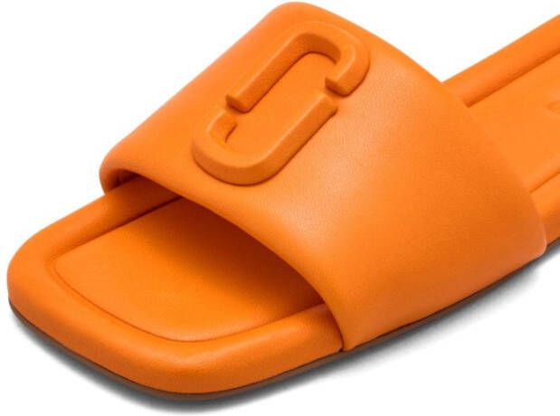 Marc Jacobs logo-plaque mules Orange