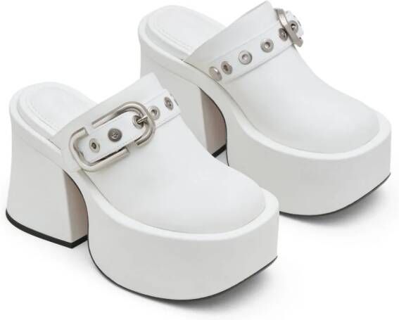 Marc Jacobs The J Marc leather clogs White