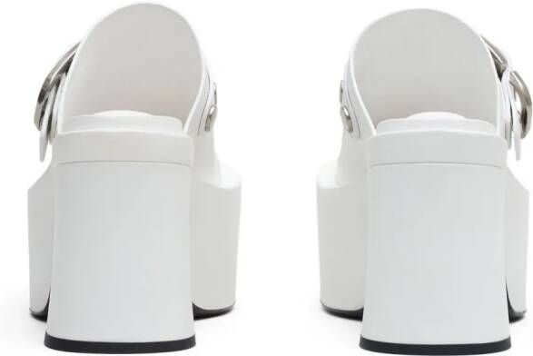 Marc Jacobs The J Marc leather clogs White
